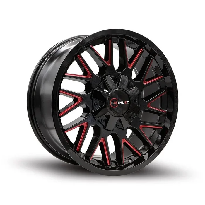 Enthuze ENTP803AE-2090TU18 Enthuze Revolver Gloss Black / Red Milled