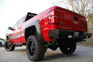 Fab Fours CS14-T3150-1 Black Steel Ranch Rear Bumper – Bulletproof Off-Road