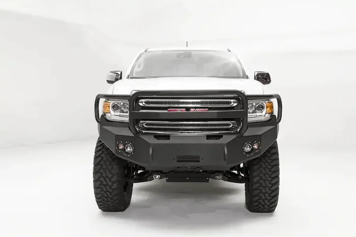 Fab Fours GC15-H3450-B – Premium Winch Front Bumper Uncoated/Paintable w/Full Guard [AWSL]