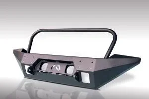 Fab Fours JK07-B1858-B FMJ Full Width Winch Front Bumper – Bulletproof Off-Road