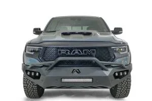 Fab Fours Vengeance Front Bumper Pre-Runner Guard Sensor Compatible 2 Stage Matte Black Powder Coat – DX21-V4552-1