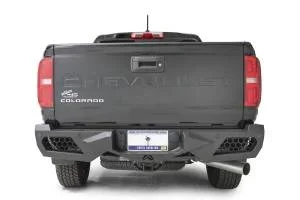 Fab Fours Vengeance Rear Bumper Black Powder Coat 75 lbs. Weight 11 in. Height 66.5 in. Width 11 in. Depth – CC21-E3352-1