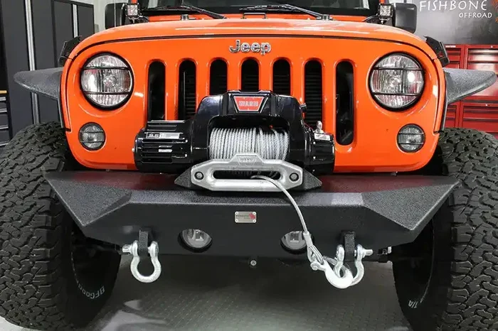 Fishbone Offroad FB22045 – Jeep JK Front Bumper 07-18 Wrangler Rubicon and Unlimited