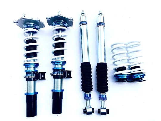 Flatout Suspension SR Coilovers VW Jetta MK2/MK3/MK4/MK5/MK6 (85-19) w/ Front Camber Plates
