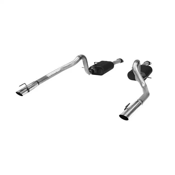 Flowmaster 17312 Exhaust System Kit American Thunder Cat Back System Aluminized S