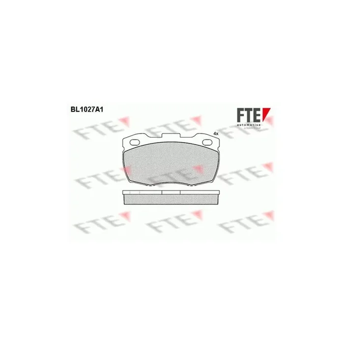 FTE 9010011 Brake Pad Set for Land Rover Defender