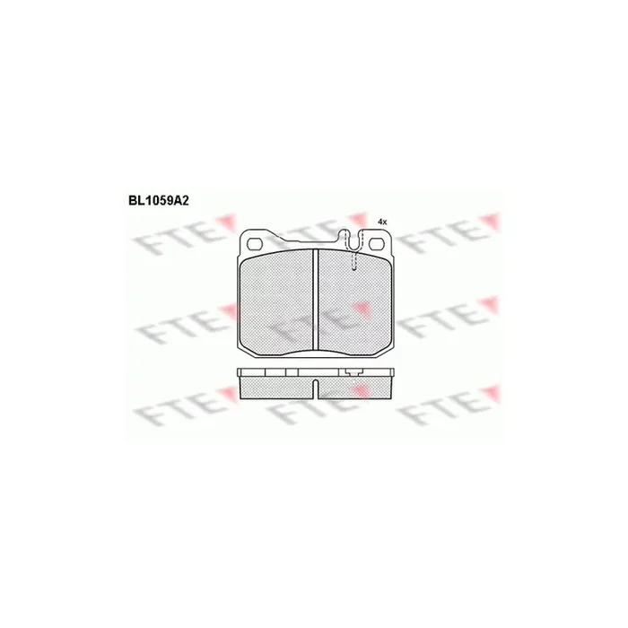FTE 9010020 Brake Pad Set