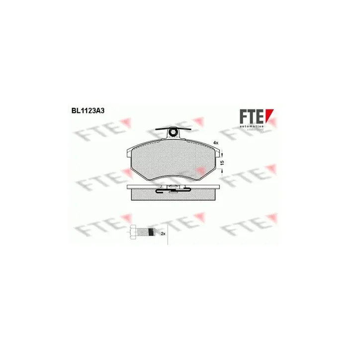 FTE 9010035 Brake Pad Set