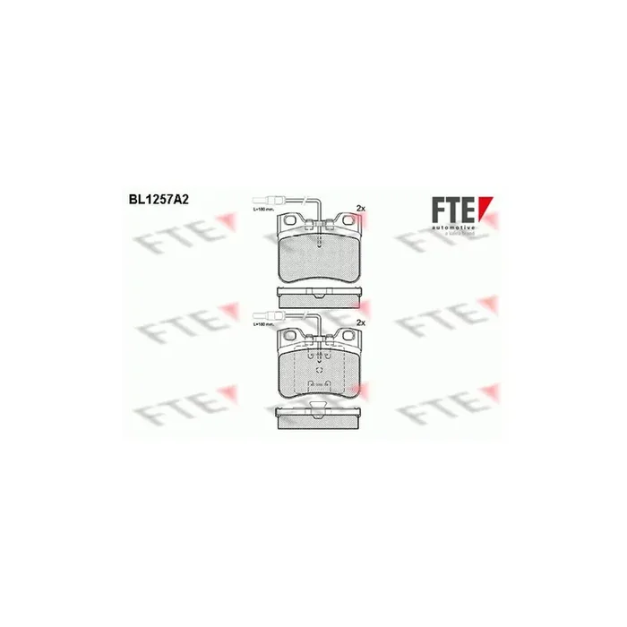 FTE 9010080 Brake Pad Set
