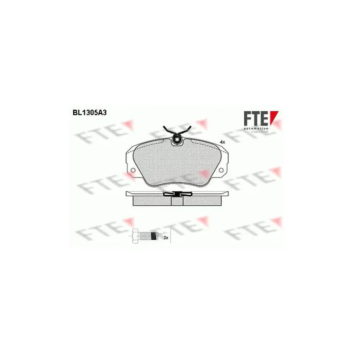 FTE 9010097 Brake Pad Set