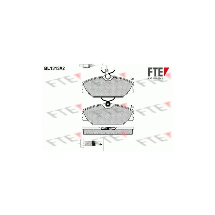 FTE 9010101 Brake Pad Set