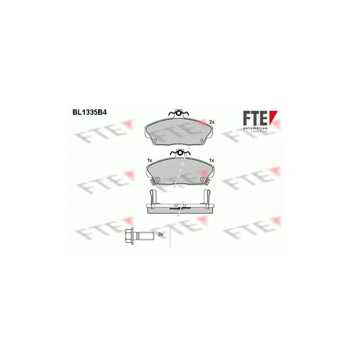 FTE 9010126 Brake Pad Set