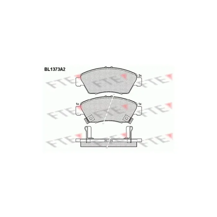 FTE 9010150 Brake Pad Set