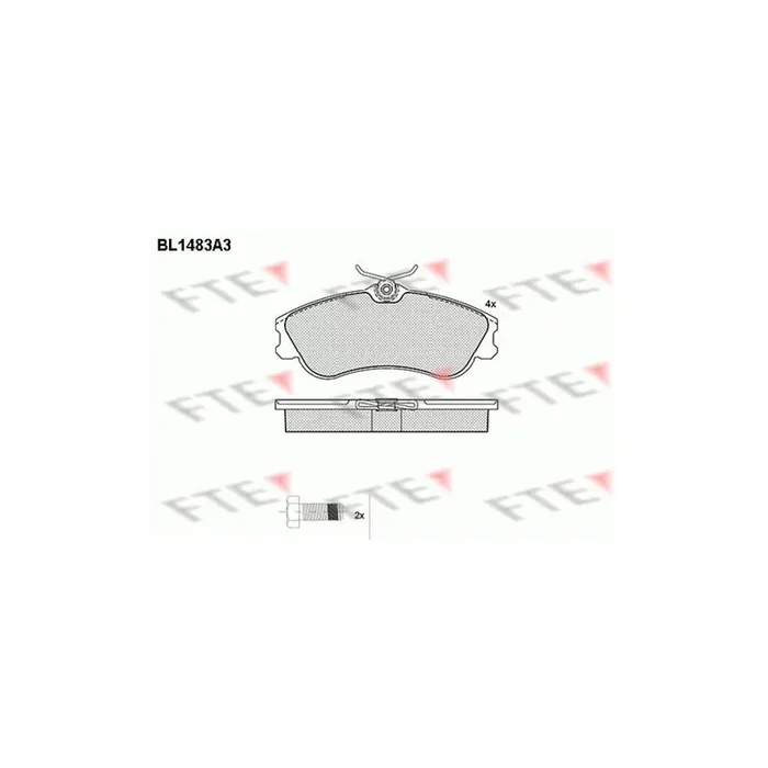 FTE 9010213 Brake Pad Set