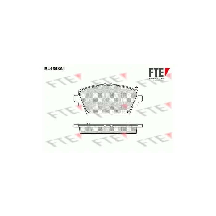 FTE 9010280 Brake Pad Set
