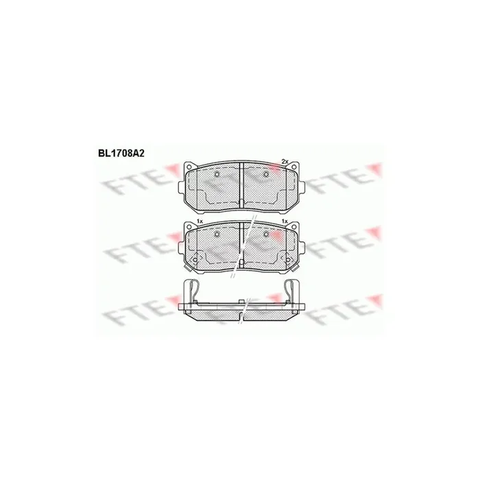 FTE 9010311 Brake Pad Set