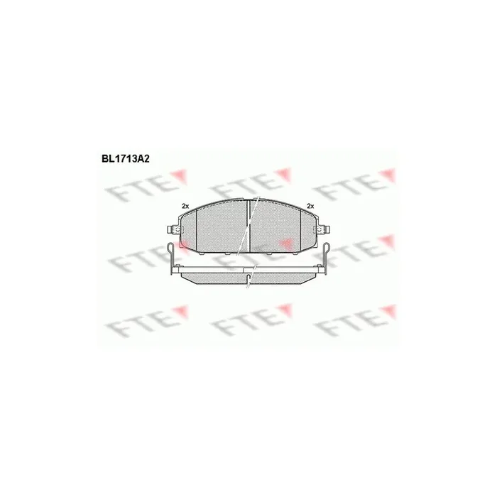 FTE 9010314 Brake Pad Set for Nissan Patrol