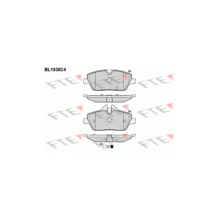 FTE 9010530 Brake Pad Set