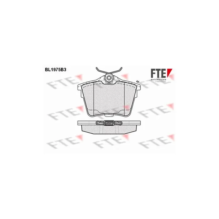 FTE 9010564 Brake Pad Set