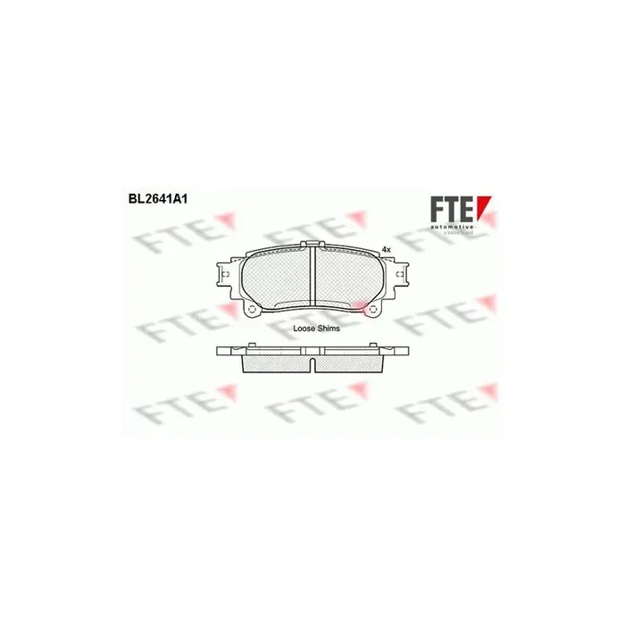 FTE Bl2641A1 Brake Pad Set