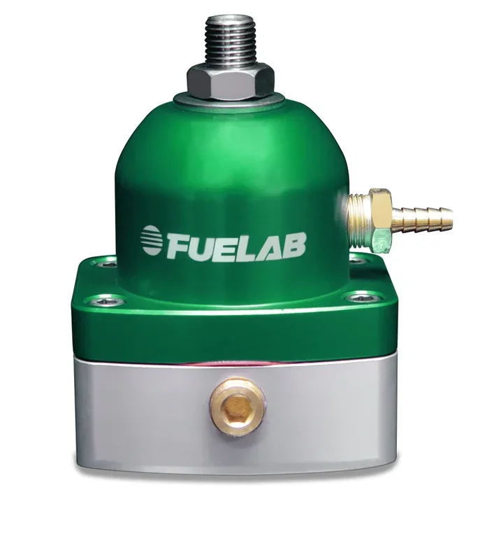 Fuelab 515 Carb Adjustable FPR 4-12 PSI (2) -6AN In (1) -6AN Return – Green