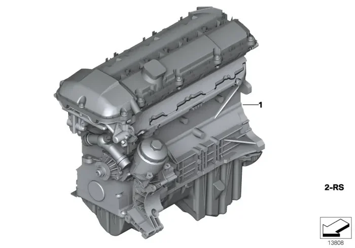 Genuine BMW 11000140993 E46 E85 Exch. Short Engine 256S5 (Inc. Z4 2.5i, 325ti & 325i)