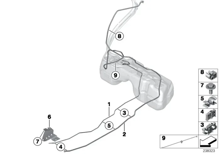Genuine BMW 16137216541 F25 F26 Scavenge Air Line (Inc. X3 35iX & X4)