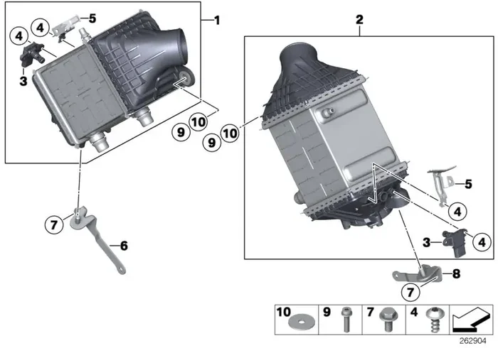 Genuine BMW 17517843120 Bracket Ventilation Valve (Inc. M5 & M6)