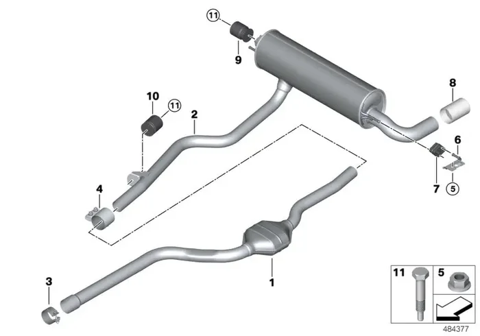Genuine BMW 18307639889 F25 F26 F20 Vibration Absorber 24 HZ (Inc. 114d, 116d & X3 28iX)