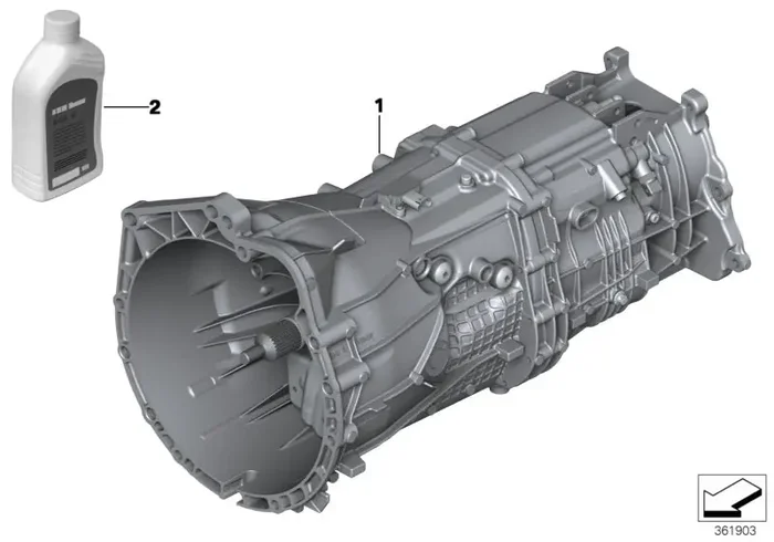 Genuine BMW 23007615977 E84 Exch. 6 Speed Gearbox GS6X45DZ – THW9 (Inc. X1 20iX, 328iX & 440iX)