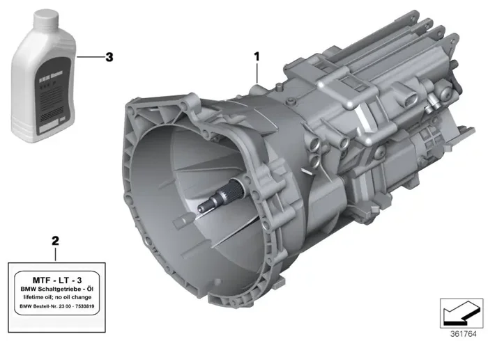 Genuine BMW 23007626310 E60 E91 Exch. 6 Speed Gearbox GS6-17BG – TAPX (Inc. 523i, 528i & 125i)