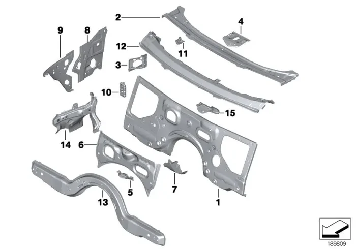 Genuine BMW 41107204077 Support, A-Pillar, Left (Inc. 523i, 530d & M6)