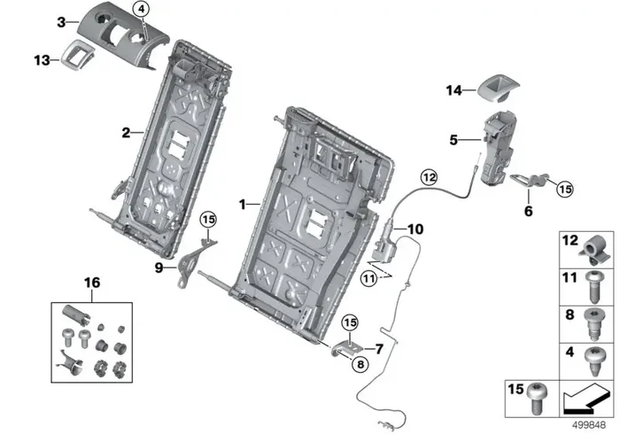 Genuine BMW 52207462723 G21 Lock Striker, Left (Inc. 320d, 330i & 330iX)