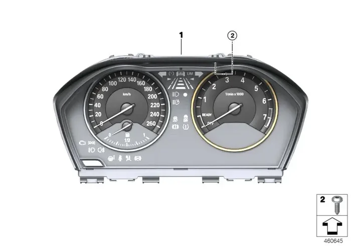 Genuine BMW 62108099603 F83 Instrument Cluster MPH (Inc. M4 CS, M4 GTS & M4)