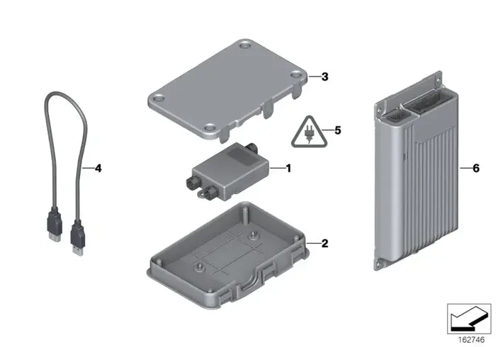 Genuine BMW 84109229744 E60 E88 E90 Ulf Module, High US/ES (Inc. 330xi, 528xi & 128i)