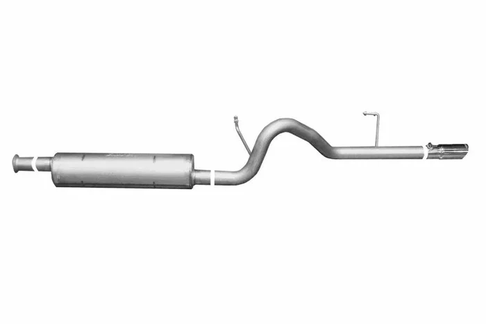 Gibson 02-07 Jeep Liberty Limited 3.7L 2.5in Cat-Back Single Exhaust – Aluminized