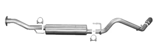 Gibson 16-22 Toyota Tacoma Limited 3.5L 2.5in Cat-Back Single Exhaust – Aluminized
