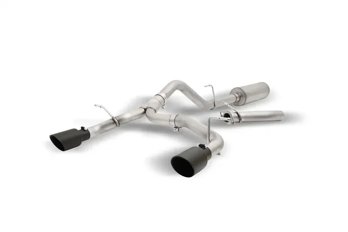 Gibson Performance Exhaust 69551B Black Elite Cat-Back Dual Split System Stainless