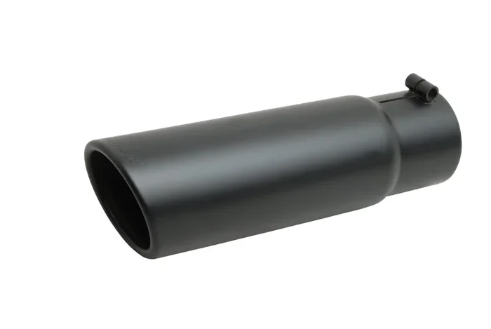 Gibson Rolled Edge Angle-Cut Tip – 4in OD/2.5in Inlet/12in Length – Black Ceramic