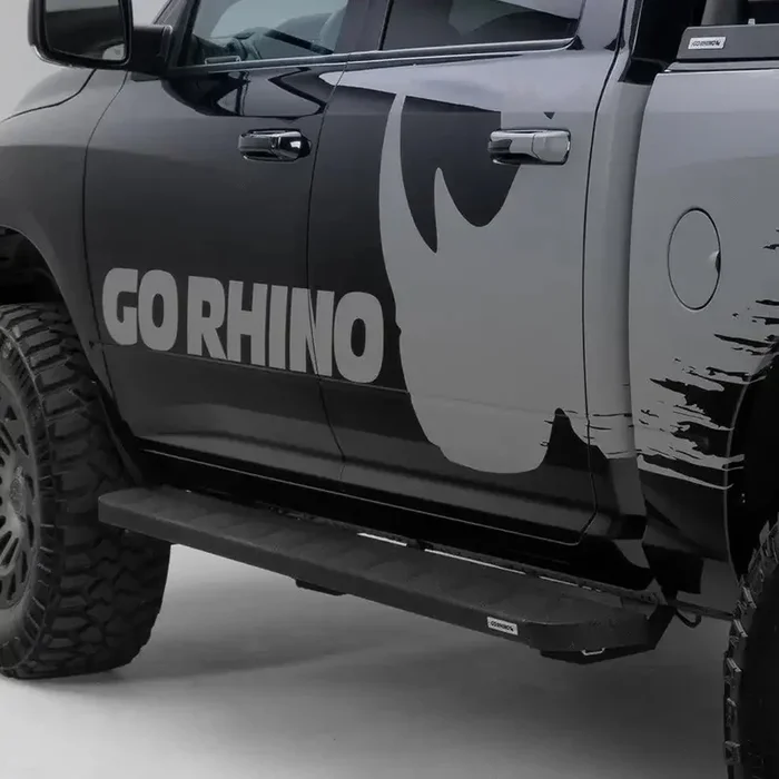 Go Rhino 63429980PC – RB10 Running Boards with Mounting Brackets Kit