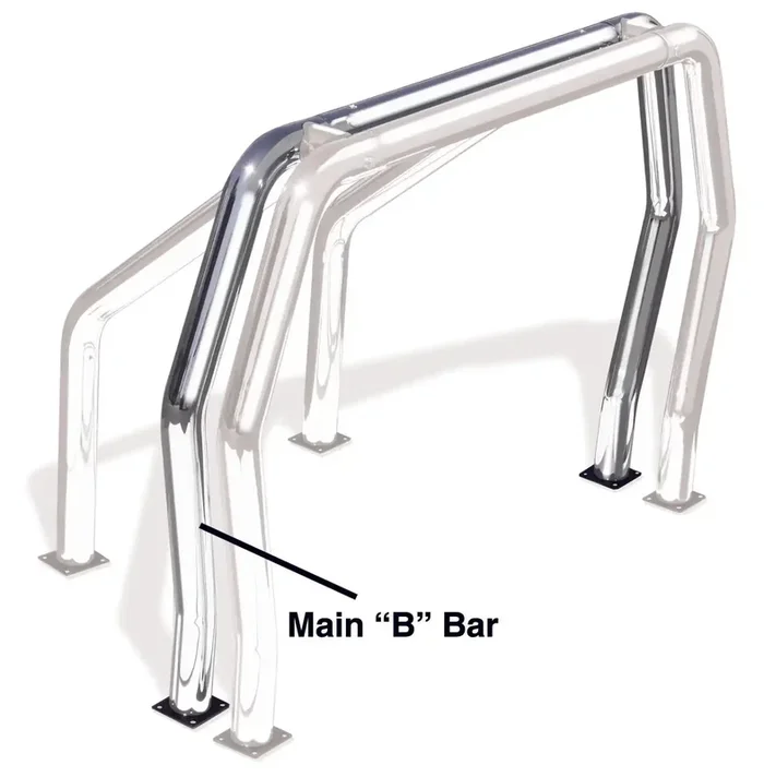 Go Rhino 91002PS – Classic tubular bed bar styling for truck beds