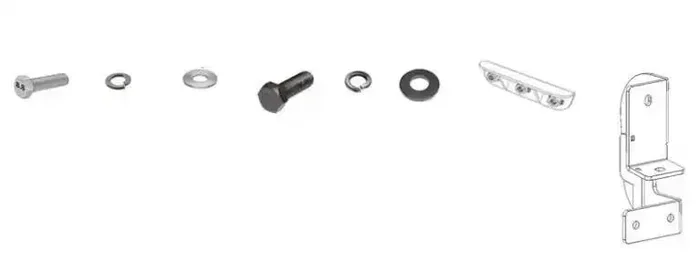 Go Rhino D64049TK – Dominator Xtreme D1 D2 D6 DSS DT Side Steps MOUNTING BRACKETS ONLY