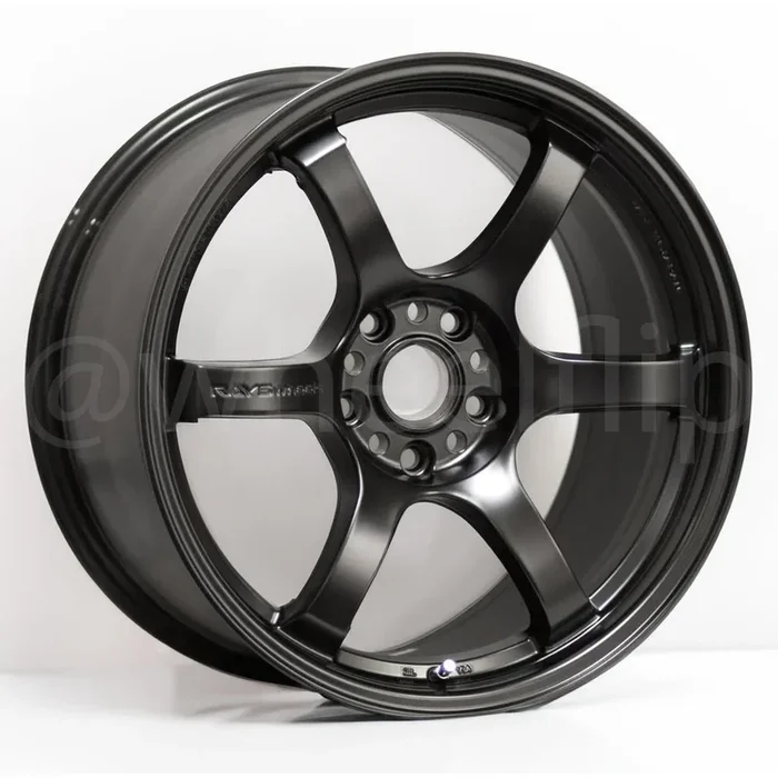 Gram Lights 57DR 18×9.5 +12 5×114.3 Semi Gloss Black (SET)