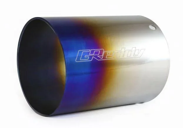 GReddy Revolution RS Titanium Exhaust Tip – 115mm Diameter/150mm Length (11001146)