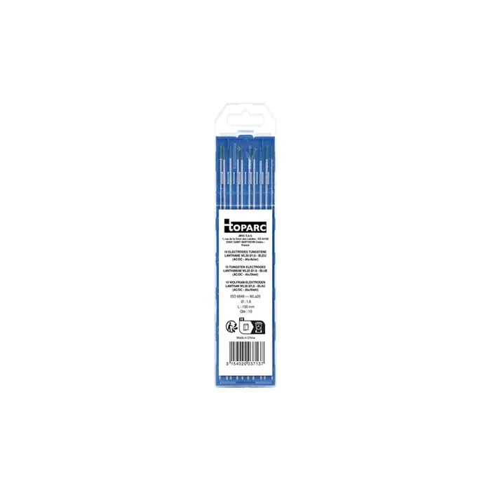Gys 037137 10 Tungsten Electrodes Lanthane Wl20 Ø1,6 – Blue (Ac/Dc – Alu/Steel) Welding Consumables