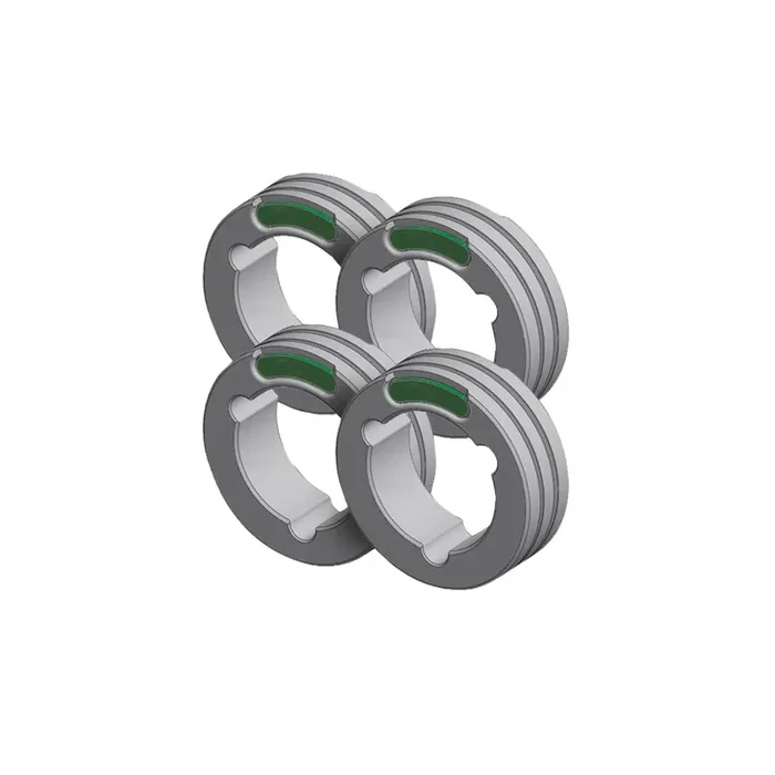 Gys 061859 Set Of 4 Twin Drive Rolls – Steel Ø0.6/0.8 (Green/Blue) Welding Accessories
