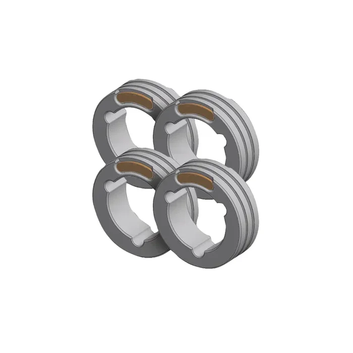Gys 061941 Set Of 4 Twin Drive Rolls – Steel Cored Wire Ø1.4/2.0 Welding Accessories