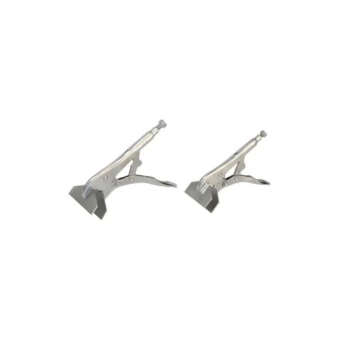 Gys 062719 Flat-Nose Lock-Grip Pliers (200 & 250Mm) Car Body Accessories