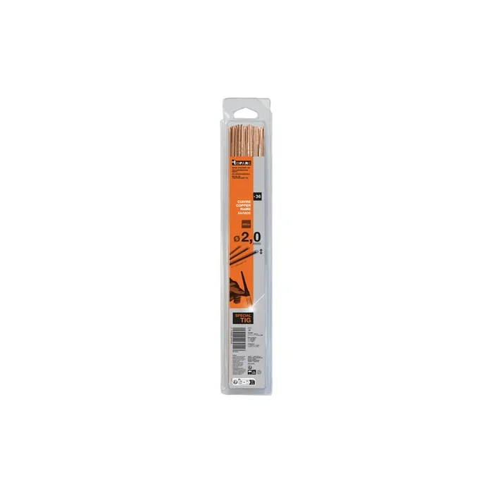 Gys 069558 36 Tig Copper Rods (Ercu) Ø2,0 – 330Mm – Blister 0,33Kg Welding Consumables