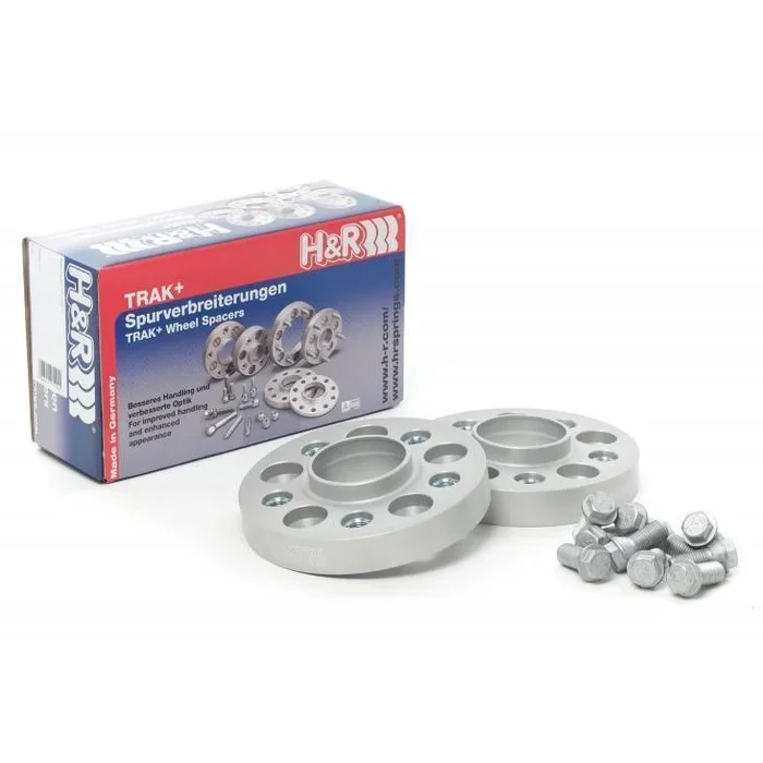 H&R Trak+ 30mm DRA Wheel Spacers – 5×112 Pattern / 66.5mm Center Bolt / 14×1.25 Thread (6055664)